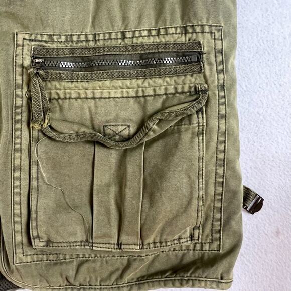 Vtg B.W.Cheng Wear Cargo Vest M/L Utility Multi Pocket Outdoor Fishing Hiking - Picture 4 of 11